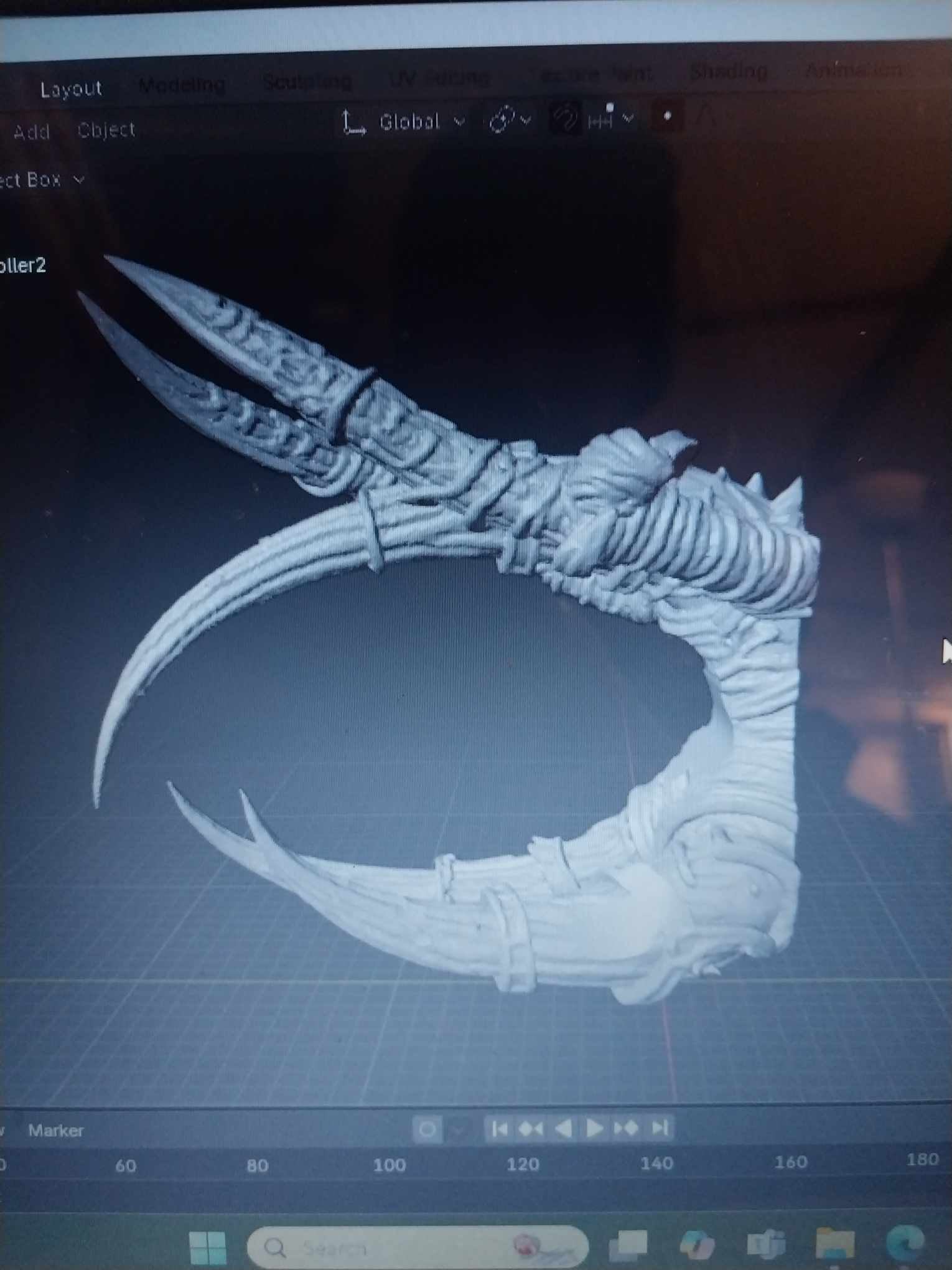 Talon.C.Holder.H.P.wall.mount.Xbox.stl 3d model