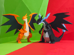 Mega Charizard Y Low Poly Pokemon 3d model