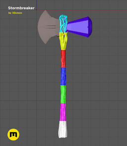 Stormbreaker – Thor Axe from Avengers 3d model