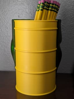 Nuclear Waste Pencil Bucket 3d model