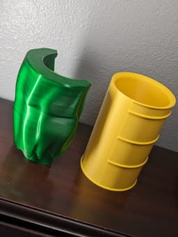 Nuclear Waste Pencil Bucket 3d model