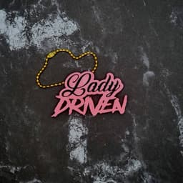 Lady Driven Keychain 3d model