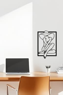 Lady Wall Art, Wall Decor, Home Decor 3d model