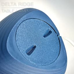 DELTA RIDGE | Table lamp E14 & E27 fast-print 3d model