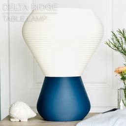 DELTA RIDGE | Table lamp E14 & E27 fast-print 3d model