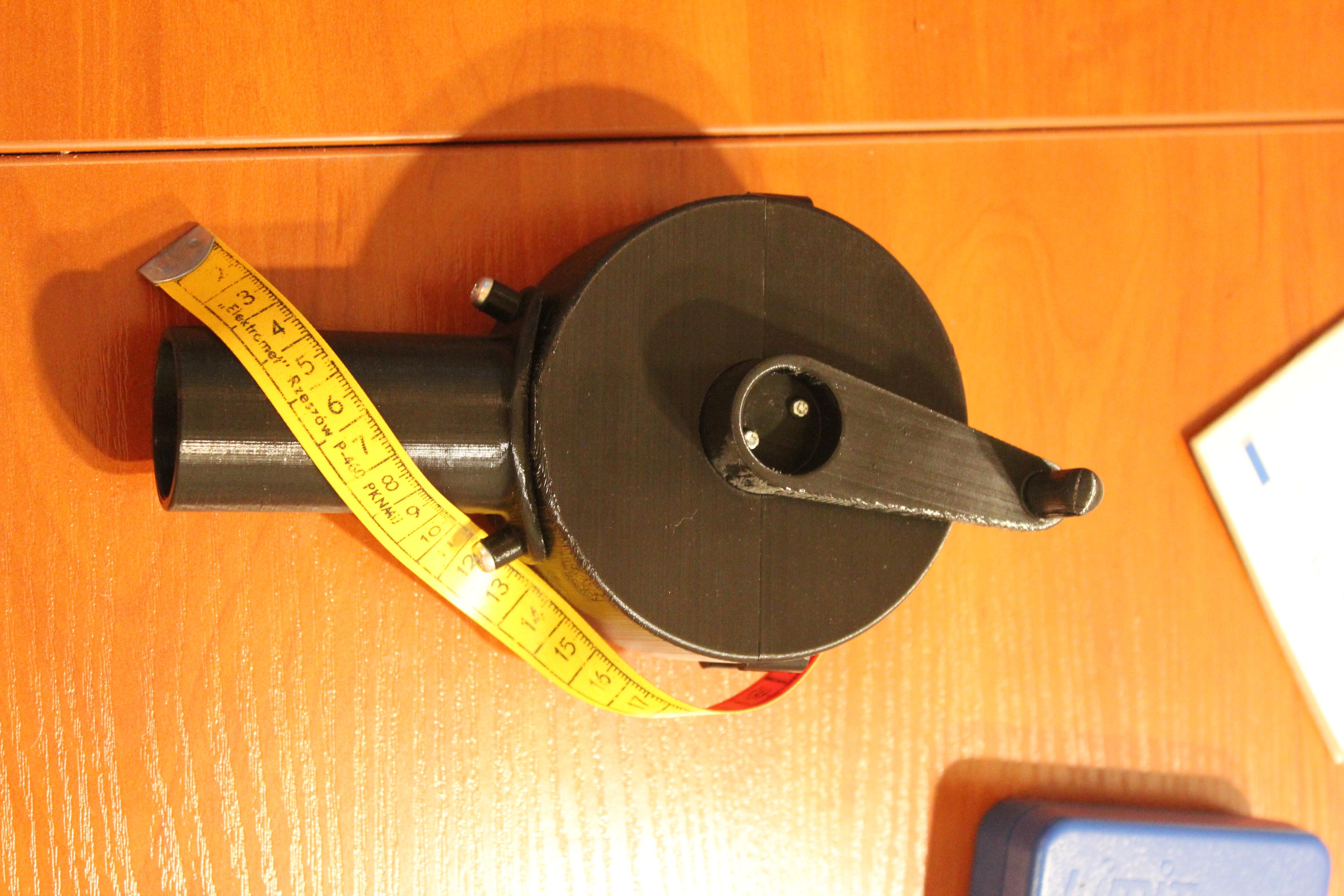 Fabric tape measure holder 3d model