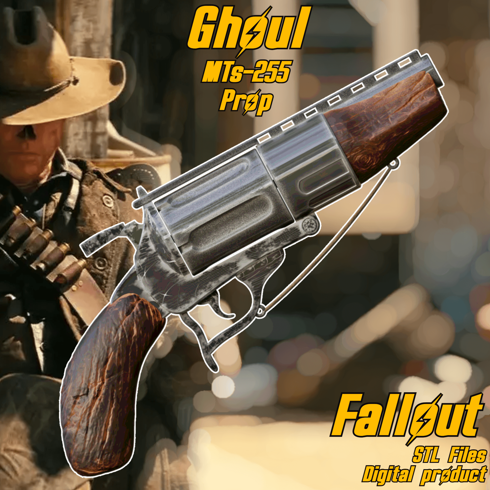 Cooper Howard Ghoul Prop Fallout Amazon TV Series STL 3d model