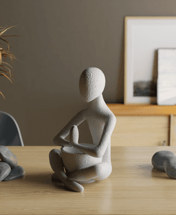 Celestial Resonance Planter Prayer 3d model