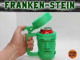 Franken-Stein Flip Top Can Coozie 3d model