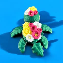 Flower Bouquet Turtle 3d model