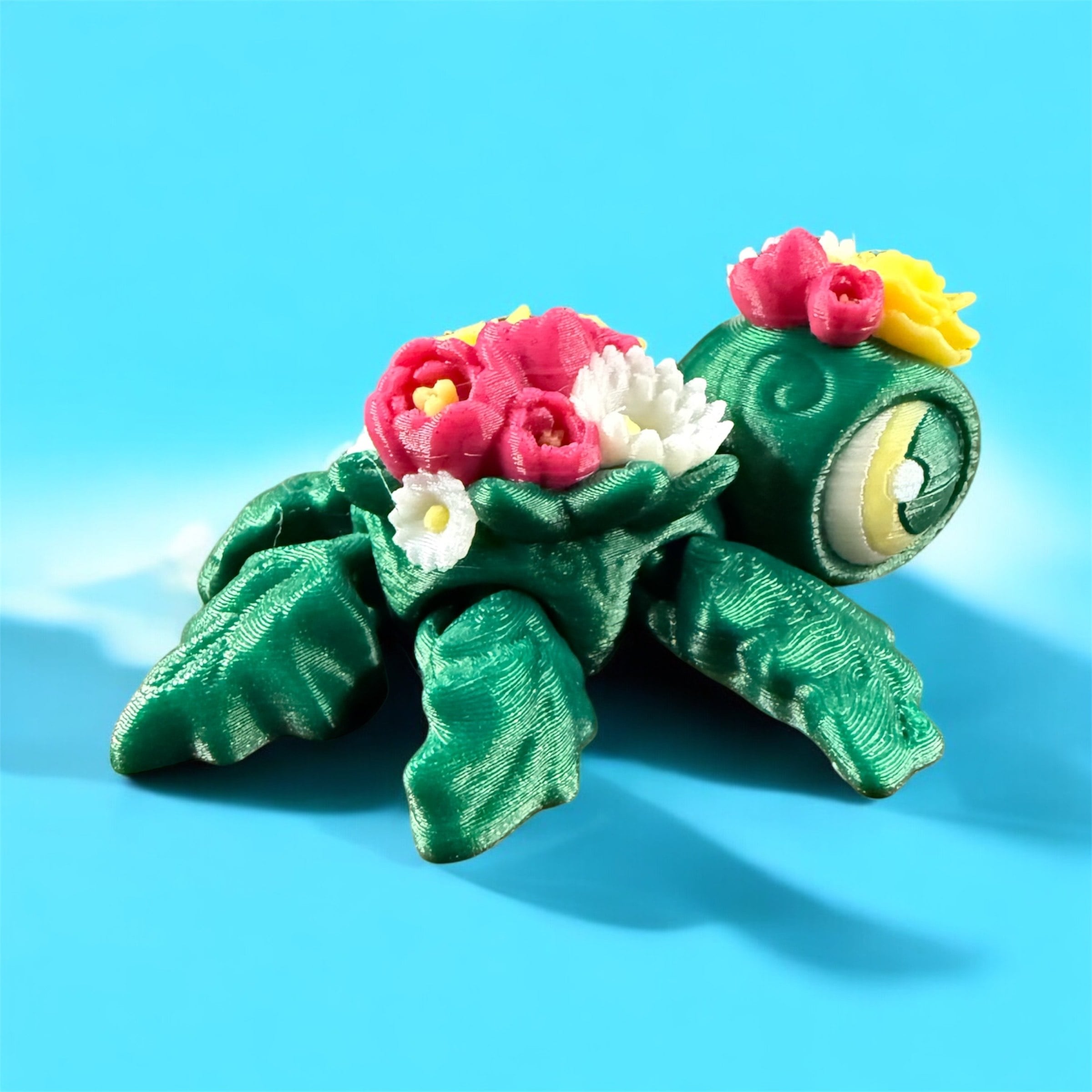 Flower Bouquet Turtle 3d model
