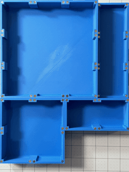 Modular Magnetic LEGO Tray System 3d model