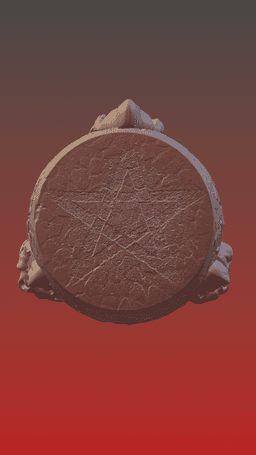 The Unholy Rollers dice tray and dice jar 3d model