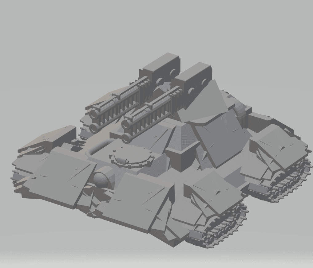 FHW: Laxiot Pepper Battle Tank prototype 3d model