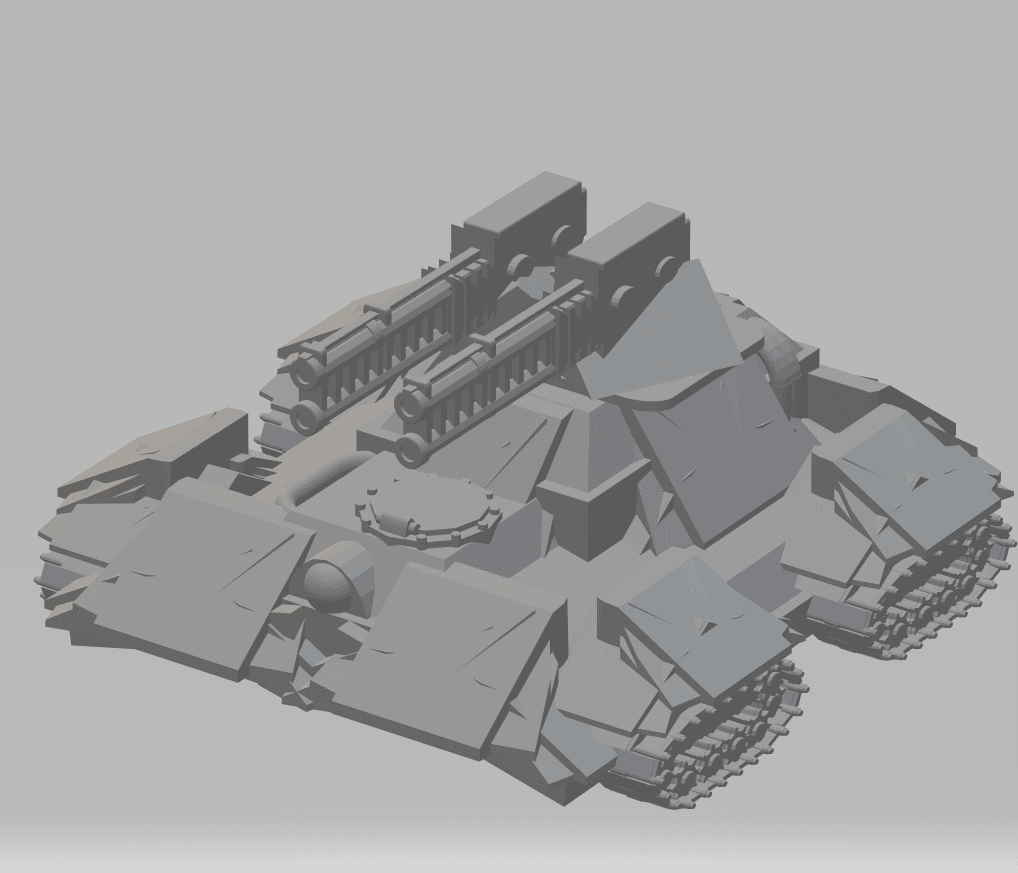 FHW: Laxiot Pepper Battle Tank prototype 3d model