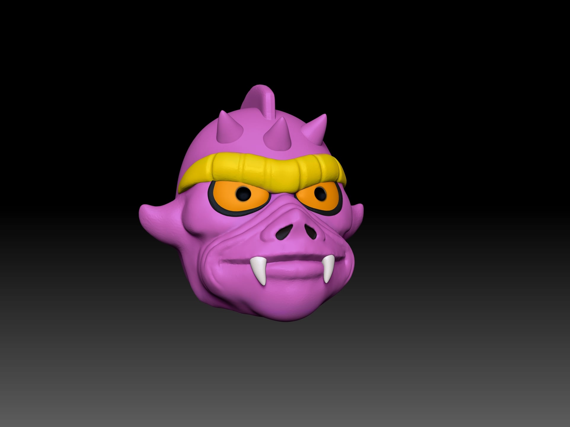 Baddrah Head MOTU Classics 3d model