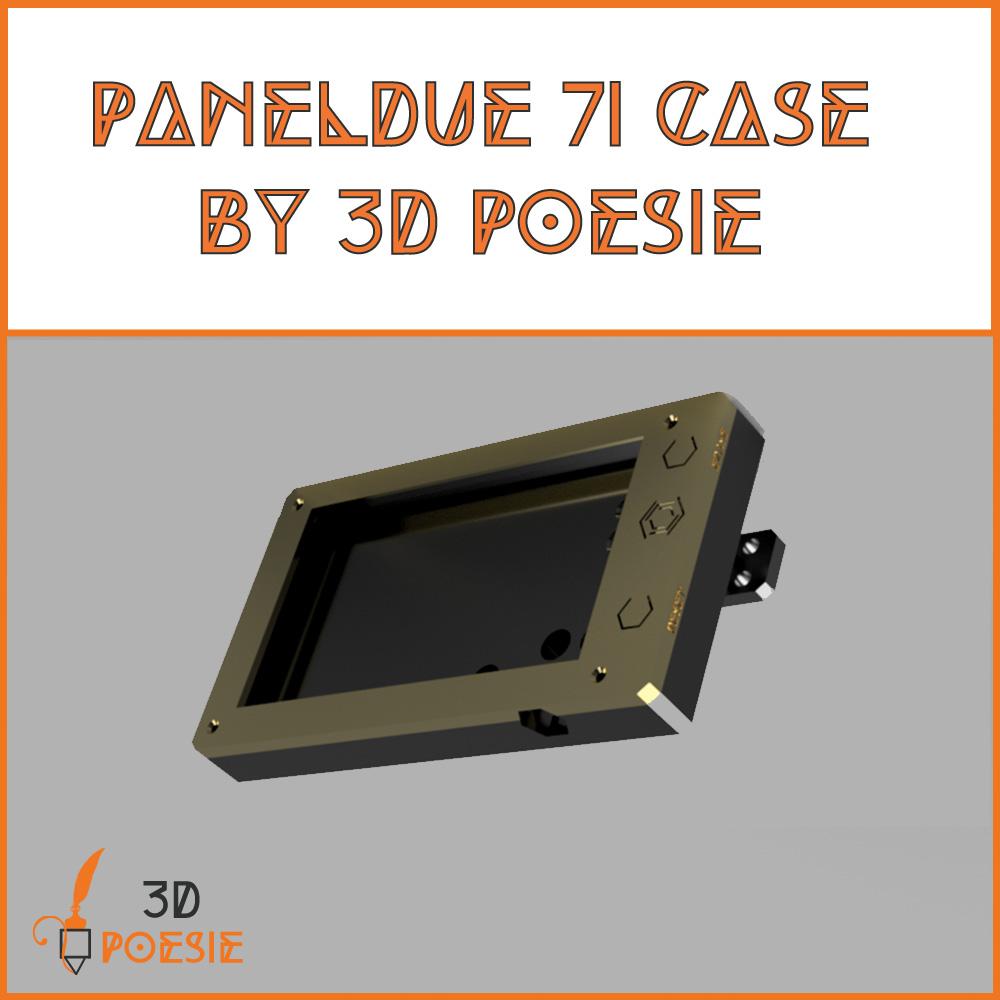 PanelDue 7i Case by 3D Poesie 3d model