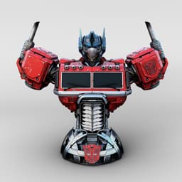 Optimus Bust 3d model