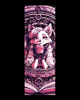 Showing off her style - Cat Style - Set of Bookmarks 3d model