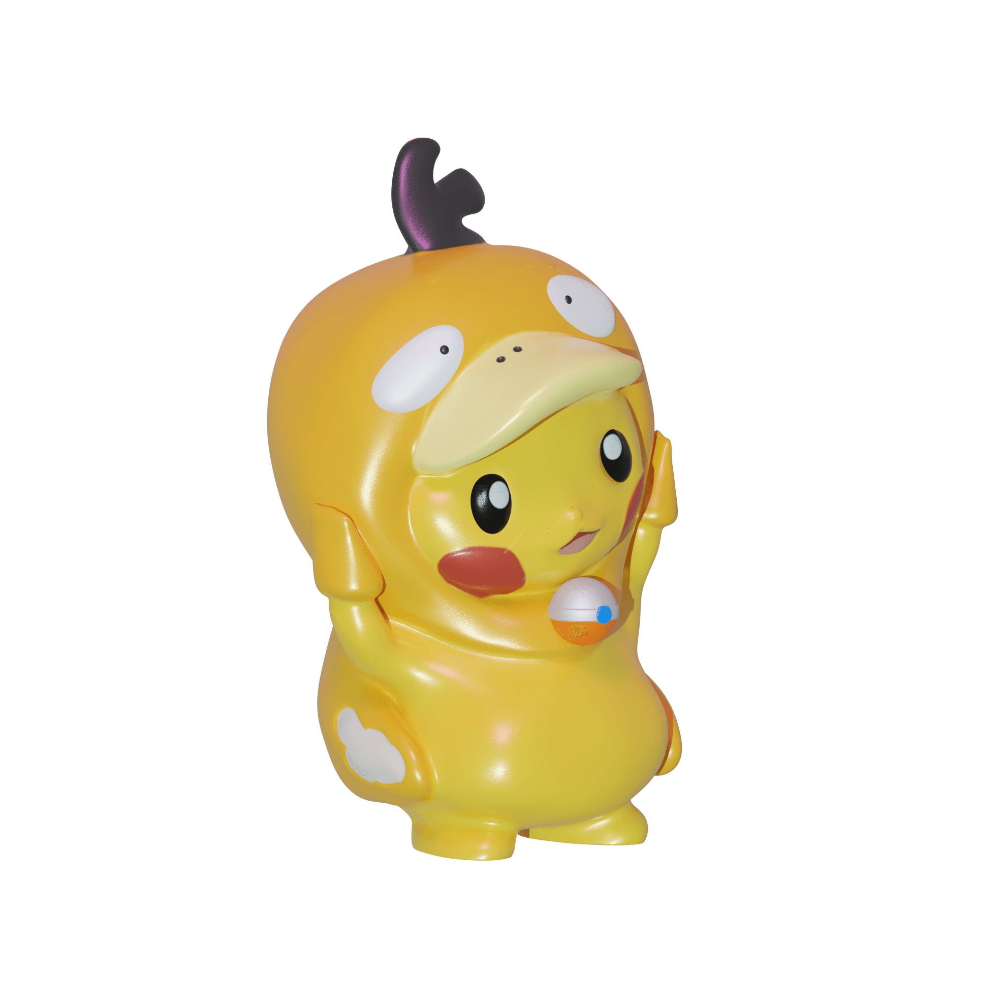 Pikachu Psyduck 3d model