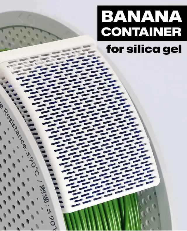 Banana Container For Silica Gel - Desiccant 3d model