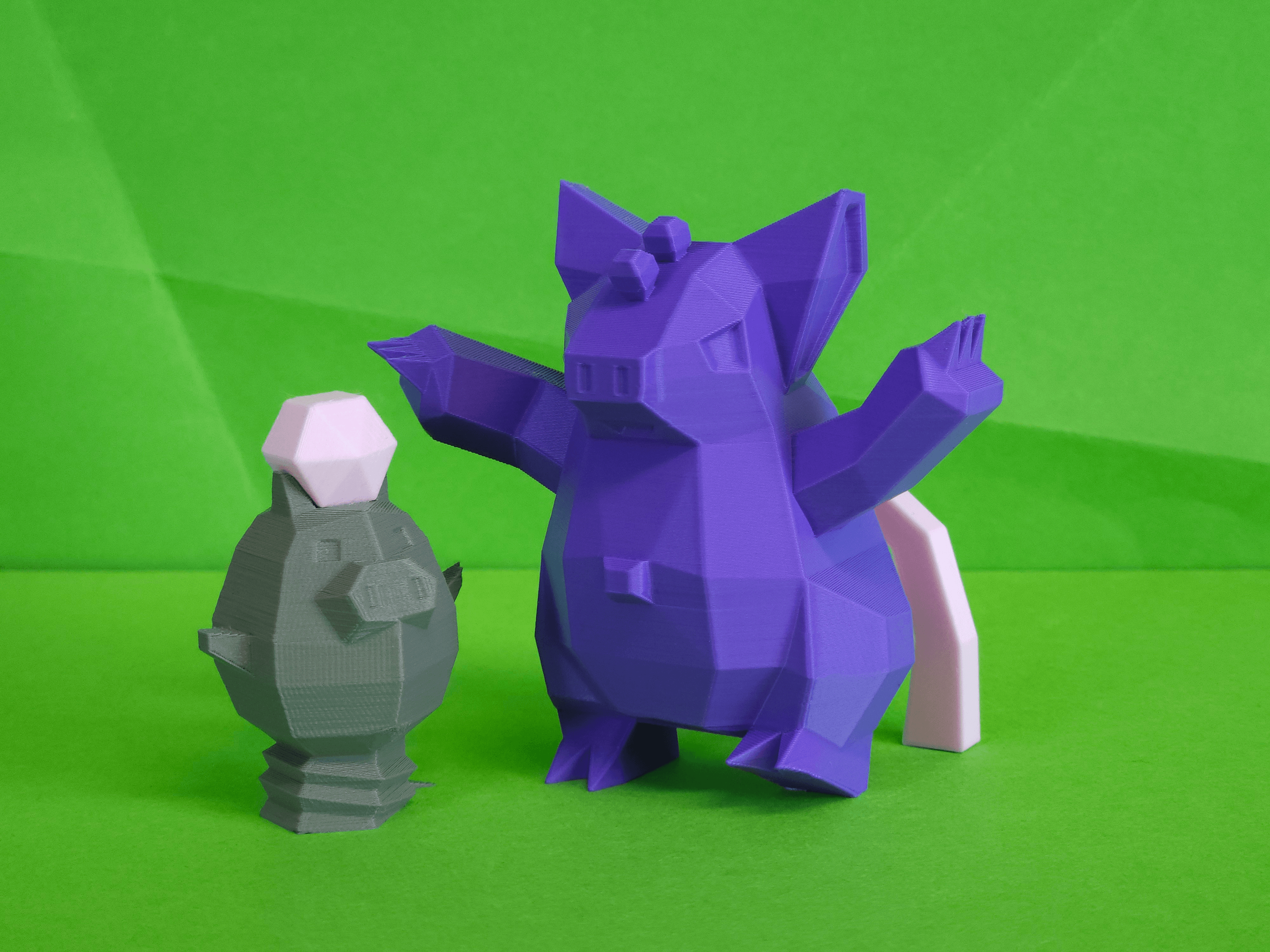 Grumpig Low Poly Pokemon 3d model