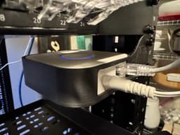 Rack mount for Philips Hue Bridge 3d model