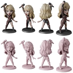 Taylor Swift Eras STL Files - Album Collection - Pop Star 3D Print Models 3d model
