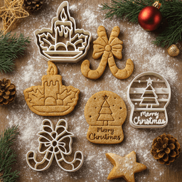 3 pcs. Christmas Cookie Cutter, Mini Bundle Cute Cutters, Christmas Set, Gift and Surprise 3d model