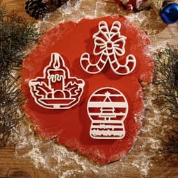 3 pcs. Christmas Cookie Cutter, Mini Bundle Cute Cutters, Christmas Set, Gift and Surprise 3d model