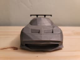 Low Poly Aston Martin Vulcan - Remastered 3d model