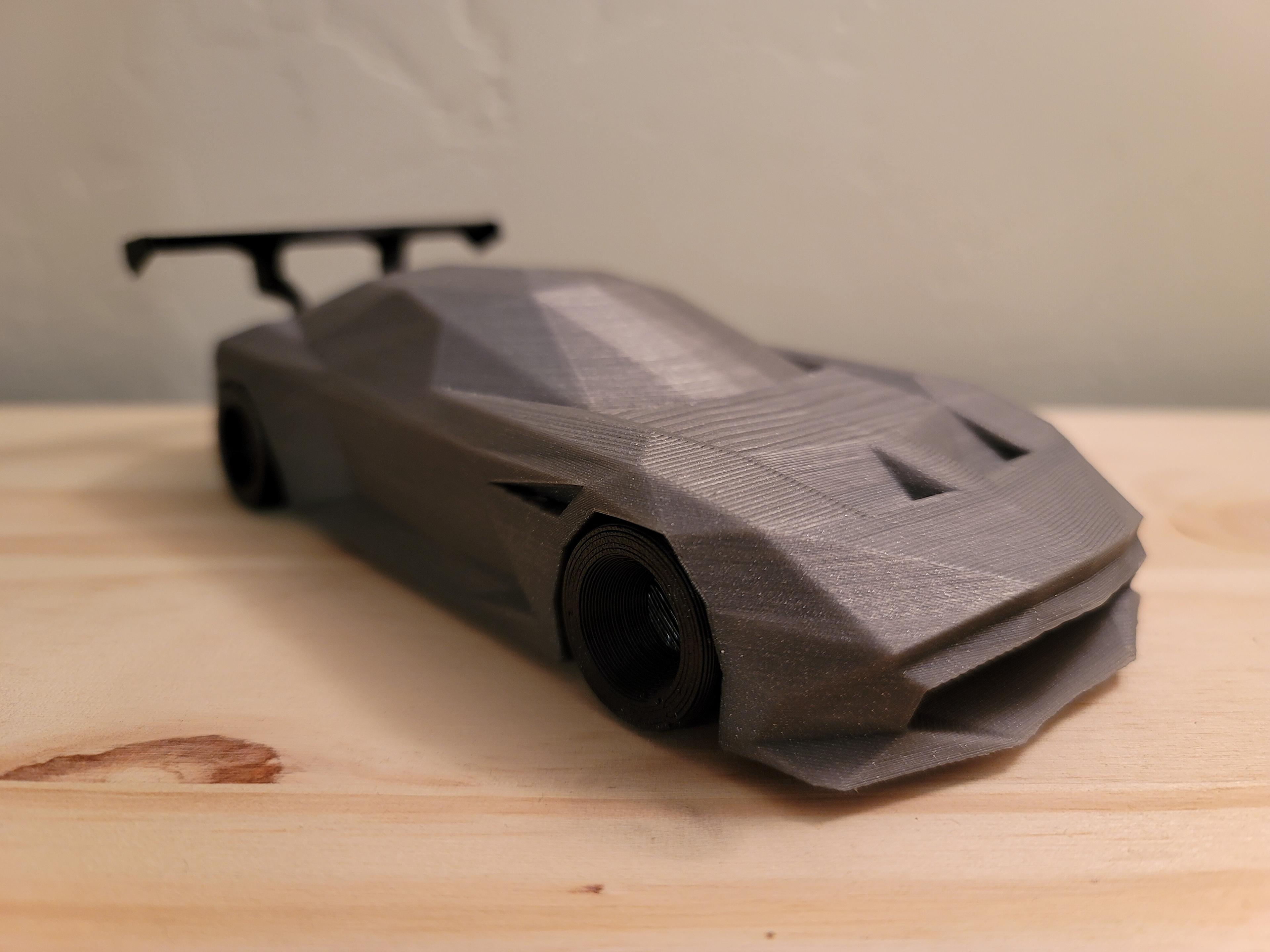 Low Poly Aston Martin Vulcan - Remastered 3d model