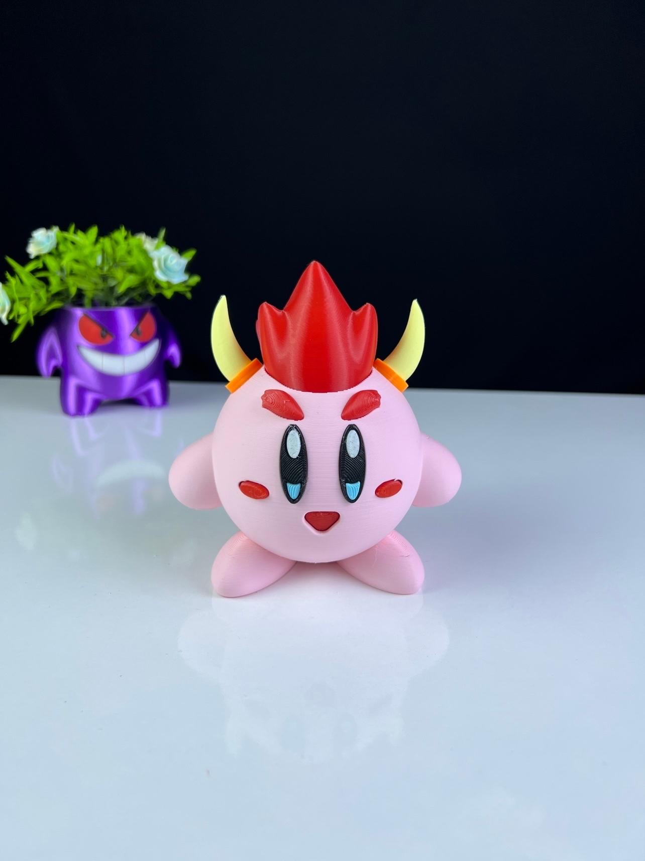 Bowser Kirby - Multipart 3d model
