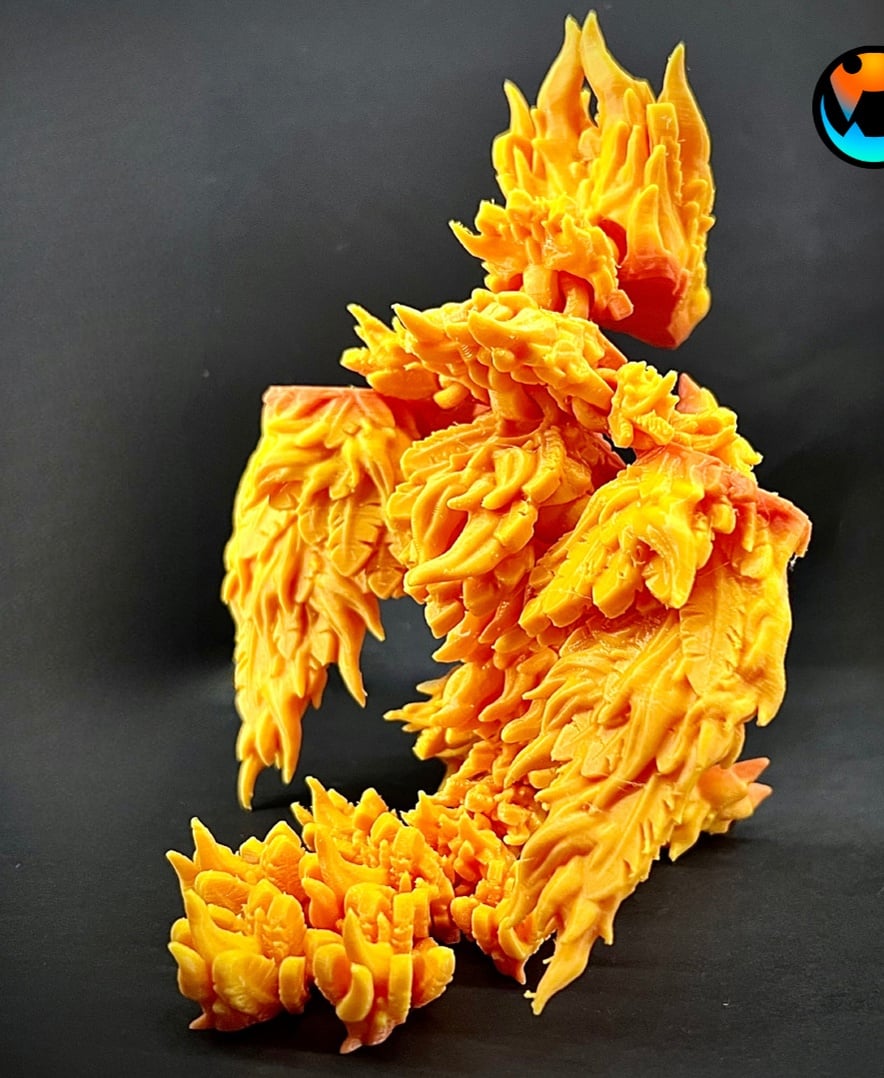 Baby Phoenix Dragon 3d model