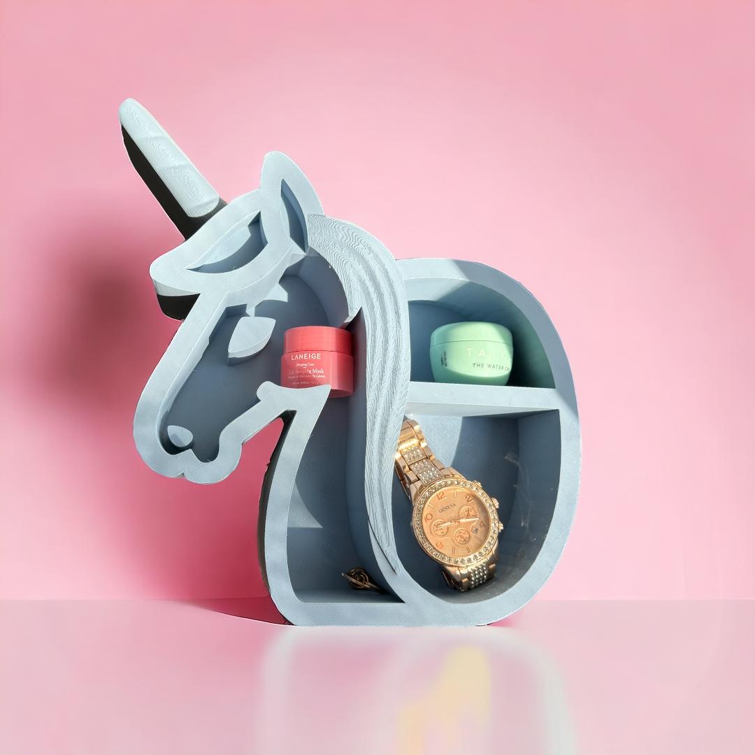 Unicorn Mini Shelf Organizer 3d model