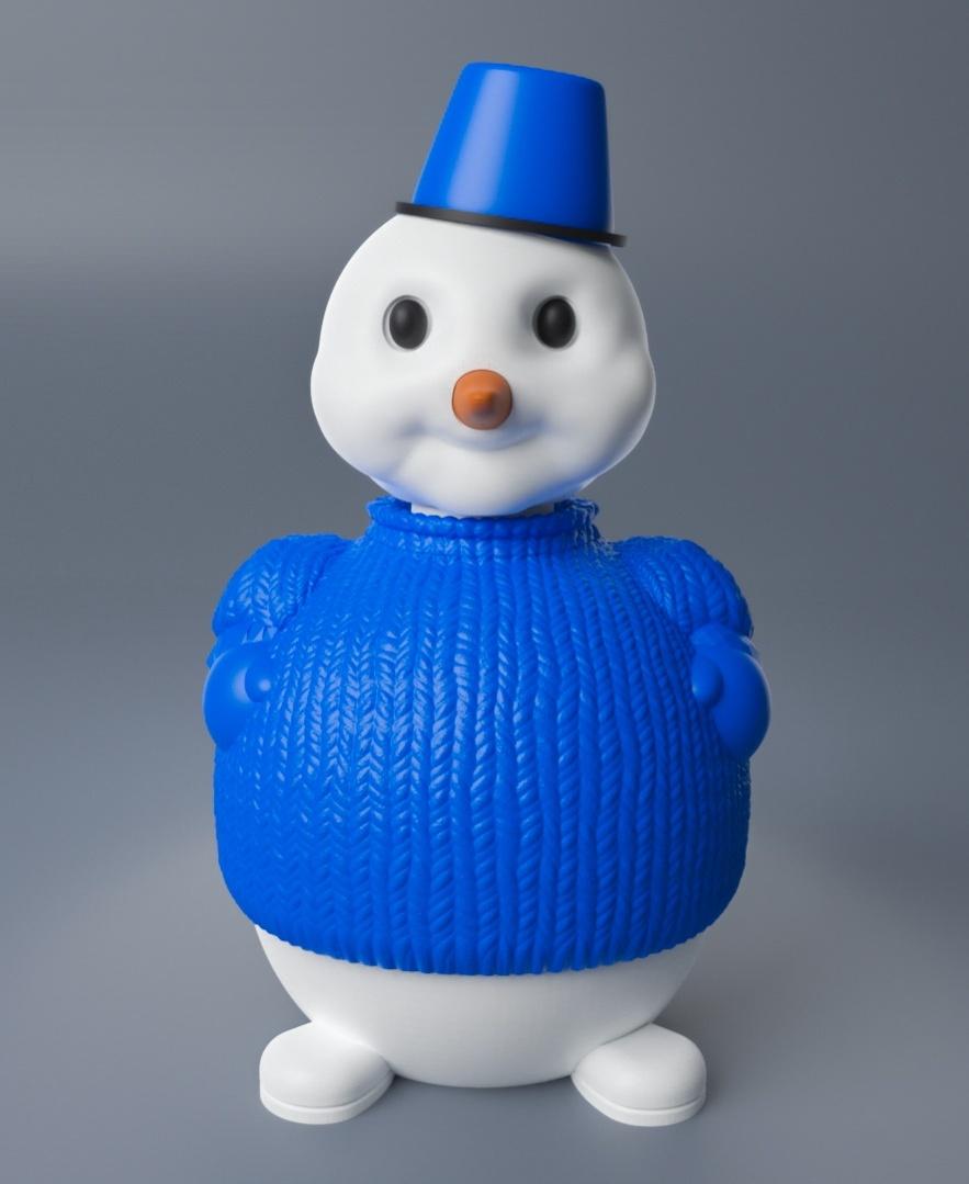 Snowman by 3DNetic 3d model