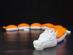Articulated Sushi Dragon 3d model