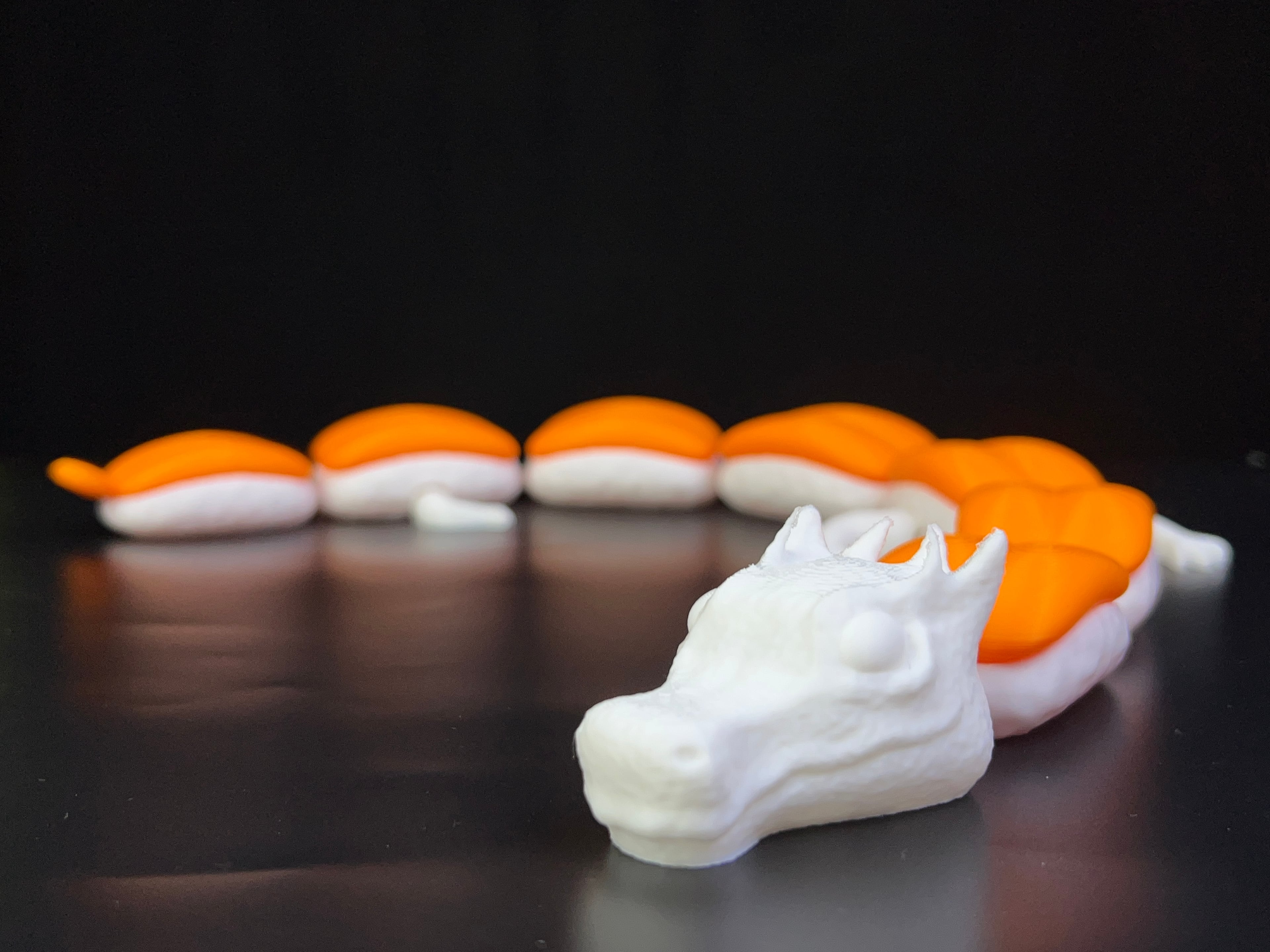Articulated Sushi Dragon 3d model