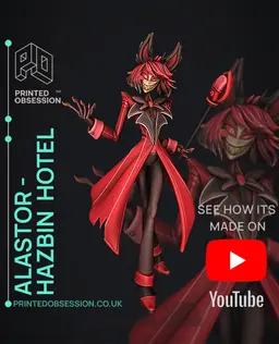 Alastor - Hazbin Hotel - Fan Art 3d model