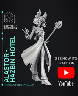 Alastor - Hazbin Hotel - Fan Art 3d model