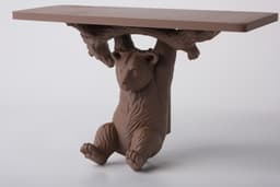 Bear Wall Shelf - Cute Animal Decor 3d model