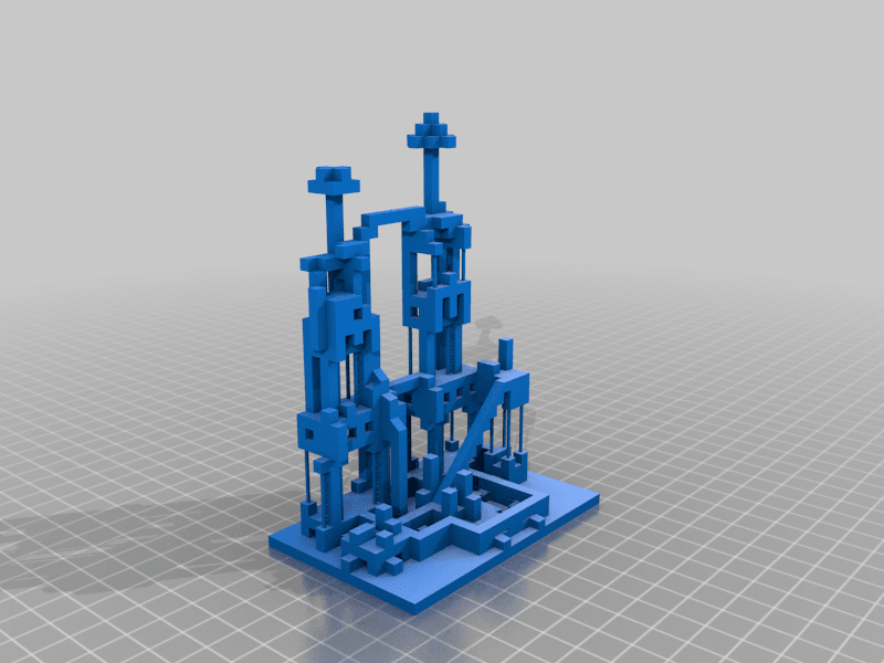 Minecraft Mine 3d model