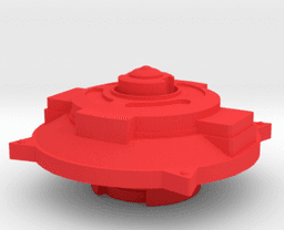 BEYBLADE DARK GARGOYLE | COMPLETE | PLASTIC GEN SERIES 3d model