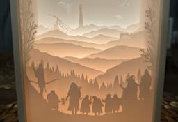 The Lord Of The Rings Shadow Box Lamp 3d model