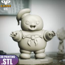 Stay Puft Chibi STL for 3D Printing ChibiSTL 3DXM 3d model