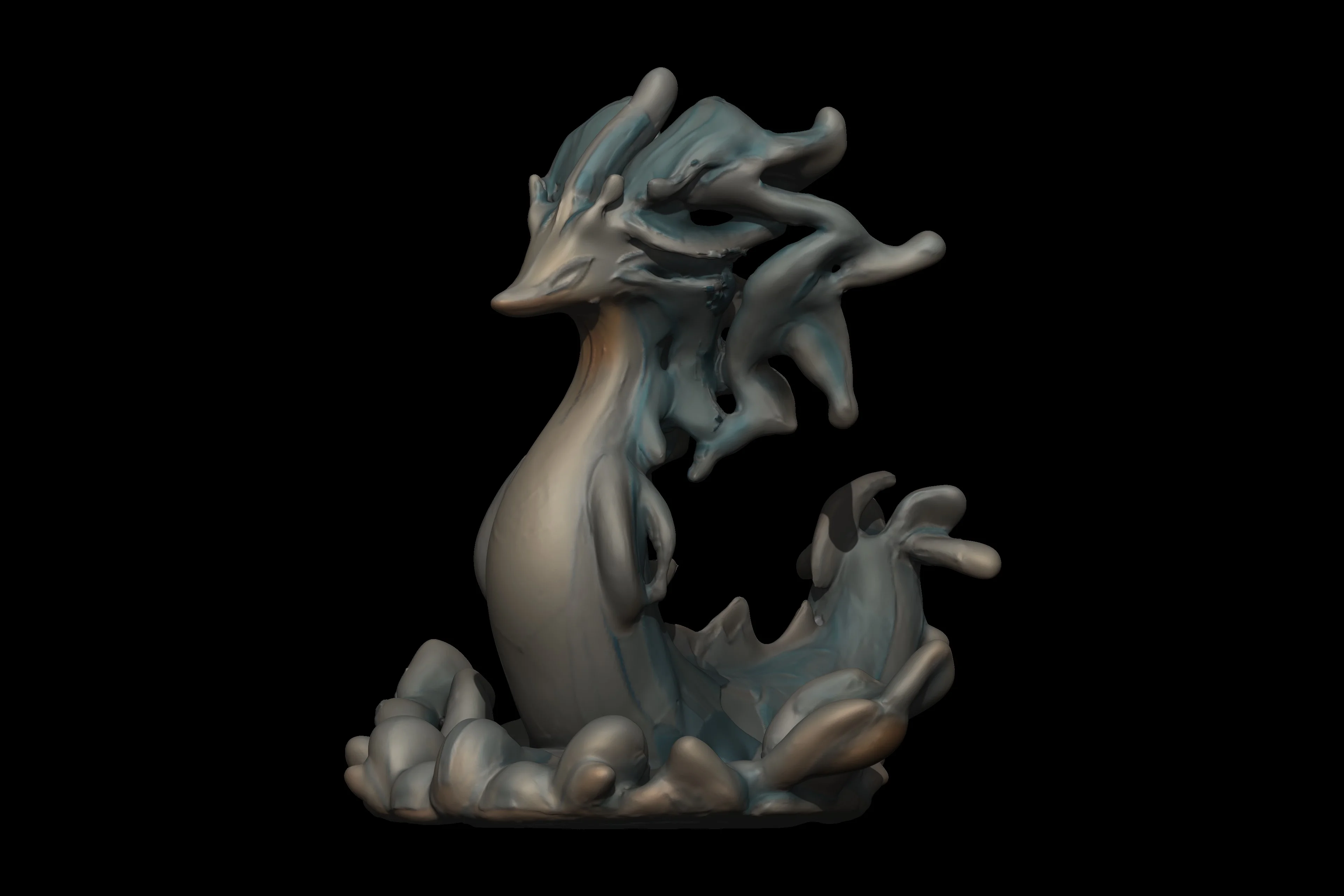 Aqua Master: Aquamorph, the Water Serpent - FREE For Personal Use 3d model