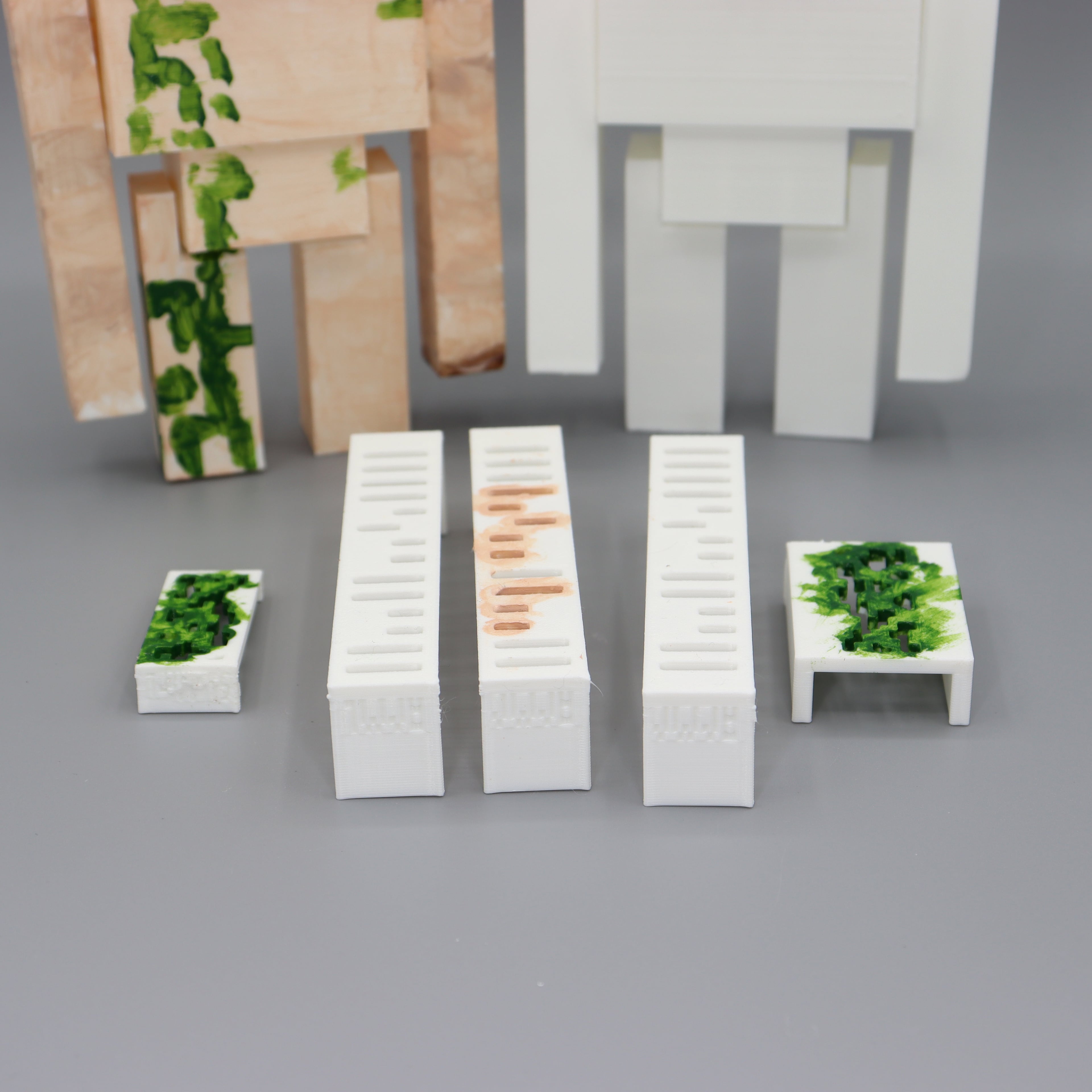 Iron golem fully articulated 3d model
