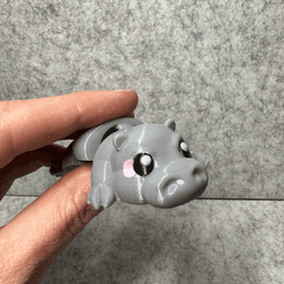 Hippo Booty Flexi 3d model
