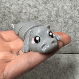 Hippo Booty Flexi 3d model