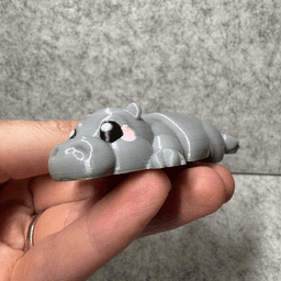 Hippo Booty Flexi 3d model